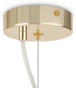 Lampadario Contemporaneo Tissage Metallo Oro 1 Luce