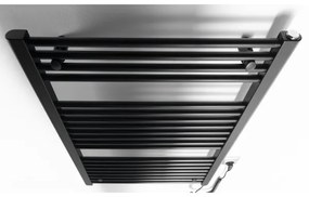 Aqualine - Radiatore elettrico da bagno DIRECT-E 400W/230V 96 cm opaco nero