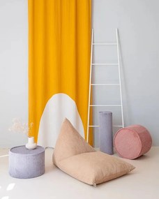 Cuscino per divano da bambini blu con rivestimento in velluto a coste Roll – Wigiwama