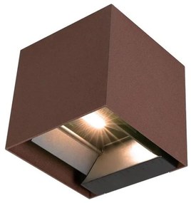 Applique a LED solare con sensore LED/9W/3,7V IP65 4000K marrone