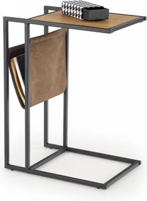Tavolino da caffè Compact in rovere oro/nero