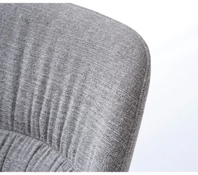 Sedie da pranzo grigie in set di 2 Meridian - Unique Furniture