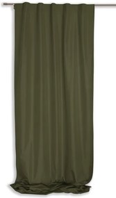 Tenda Flamme 80 verde, passanti nascosti 140x300 cm