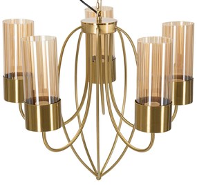 Lampadario Versailles Elegante con 5 Luci - Ø 80 cm x 103 cm