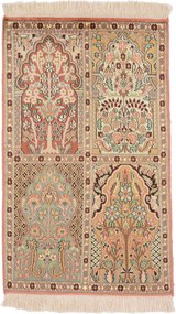 Cashmere Silk Tappeto 60x100 (Indian) Annodato A Mano