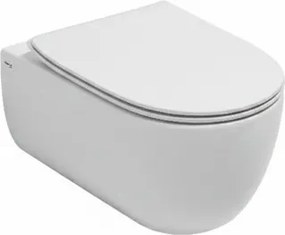 Vaso WC sospeso OLYMPIA CERAMICA best, sedile incluso P 53 x L 36 cm bianco opaco