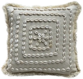 Federa decorativa in cotone 43x43 cm Seashells – Mioli Decor