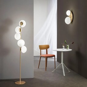 Lampada da tavolo I-RIPPLE-PT5-ORO 5xE27 LUCE AMBIENTE DESIGN