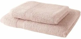 Set di asciugamani TODAY Rosa chiaro 100 % cotone