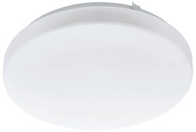 Plafoniera Moderna Frania Acciaio Bianco Led Integrato 10W