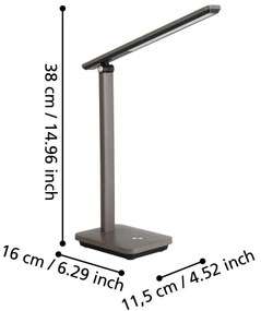 Eglo 900958 - LED Dimmerabile rechargeable lampada INIESTA LED/3,6W/5V 1800mAh marrone