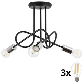 Lampadario a plafone OXFORD 3xE27/15W/230V