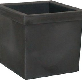 Vaso Siepi EURO3PLAST in polietilene nero H 35 x L 39 cm
