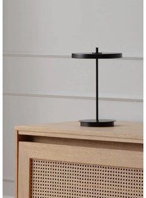 Lampada da tavolo LED nera in metallo con paralume in metallo (altezza totale 31 cm) Asteria Move – UMAGE