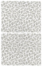 Tovagliette di stoffa con motivo natalizio in set da 2 35x45 cm Mistletoe Kiss - Butter Kings