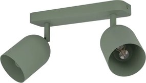 Eglo 44133 - Faretto TILSTON 2xE14/40W/230V verde