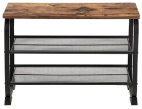 Scarpiera DAVOR marrone/nero