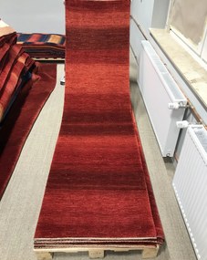 Loribaft Tappeto persiano 80x280 Rosso (Iran) Annodato A Mano