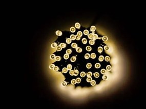 Catena luminosa per esterno Energia Solare 500 Led Bianco Caldo