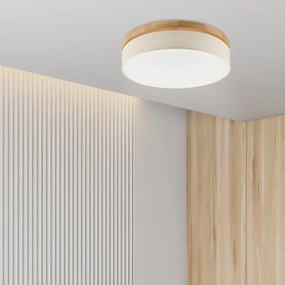 Brilagi - Plafoniera LED BELLADONNA LED/36W/230V Ø 50 cm crema/rovere