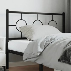 Testiera İn Metallo Nero 107 Cm /
