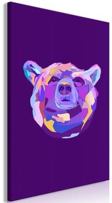 Quadro Colourful Bear (1 Part) Vertical