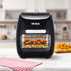 TESLA Electronics AirCook - Friggitrice digitale multifunzionale ad aria calda 11 l 2000W/230V