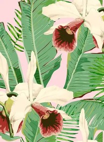 Mindthegap Carta da parati Treasure Island - Pink