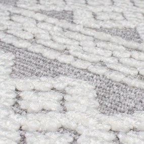 Tappeto in ciniglia lavabile grigio 80x160 cm Jhansi - Flair Rugs