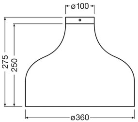 Ledvance - Plafoniera DECOR CARDBOARD 1xE27/15W/230V diametro 36 cm