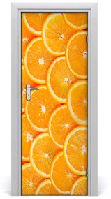 Rivestimento Per Porta Fette di arancione 75x205 cm