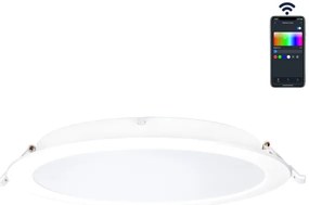 Aigostar - LED RGBW Lampada da incasso per bagno LED/18W/230V 2700-6500K IP44