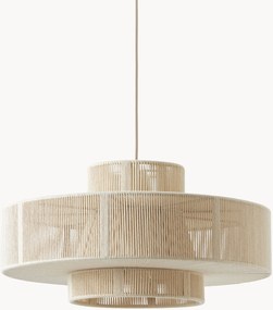 Lampada a sospensione grande in lino Lace