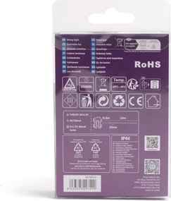 Aigostar - Catena luminosa LED per esterni 150xLED/8 funzioni/3xAA 15,3m IP44