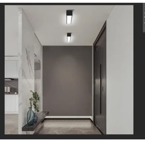 Immax NEO 07254L - Luce LED dimmerabile LUNGO 20W/230V Wi-Fi Tuya nero + +TC