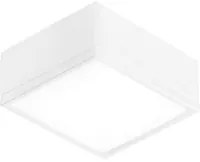 Plafoniera LED KLIO quadrata bianca 16W luce naturale 11 cm.