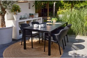 Černá plastová zahradní židle Cairo – Hartman