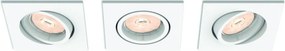 Philips 50193/31/PN - Set 3x faretti LED RGBW dimmerabili da incasso, 1x GU10/4,8W/230V, bianchi + telecomando