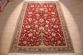 Ghom Tappeto 320x220 (Iran) Annodato A Mano