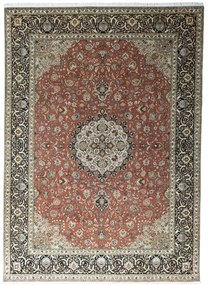 Tabriz Tappeto 250 x 350 Rosso (Iran) Annodato A Mano