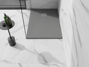 Mexen Stone+ piatto doccia rettangolare in composito 120 x 100 cm, grigio-cemento - 44611012