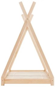 Giroletto per Bambini in Legno Massello di Pino 70x140 cm