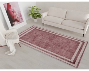 Tappeto lavabile rosso 230x160 cm - Vitaus