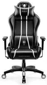 Sedia da gaming Diablo X-One 2.0 King Size: Nero-Bianco