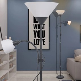 Lampada Da Pavimento Nera /