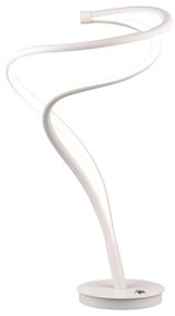 Lampada da tavolo a LED bianca con paralume in metallo (altezza 56 cm) Nala - Trio Select