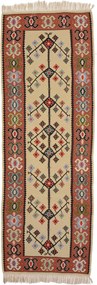 Kilim Tappeto orientale 100 x 290 Beige (Tacchino) Tessuto A Mano