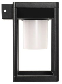 Applique da parete Solare con Sensore Movimento Nera IP54 serie Vimo Colore Bianco Naturale 4.000K