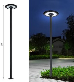 Brilagi - Lampione LED URBANSPARK 60W 230V nero IP65