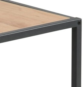 Set di tavolini da caffè SARON 2 pz quercia/nero